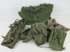 A Pattern 58 webbing and bag.