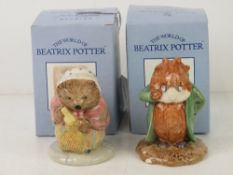 Royal Doulton Beswick Beatrix Potter; Tw