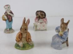 Beswick Beatrix Potter; four figurines b