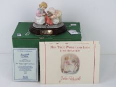 Royal Doulton Beswick Ware, Beatrix Potter; Mrs Tiggy-Winkle and Lucie, Limited Edition tableau,
