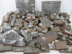 A superlative collection of antique printing blocks having scientific and engineering themes.