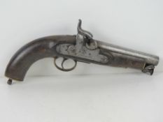 A Victorian Percussion Tower (Enfield) Pistol dated 1844.