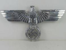 A replica WWII German Eagle with swastika ornament.