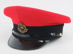 A Royal Military Police Service Cap by Compton Webb with original cardboard box, size 57.