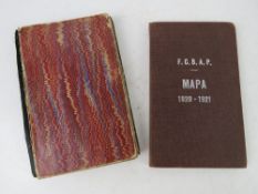 Two maps of Argentina; a topographical m