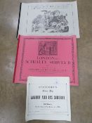 Three reprinted map sheet sets inc; 'Top