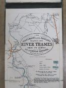 The Oarsmans and Anglers strip map of th