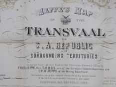 Jeppes Map of the Transvaal S.A.