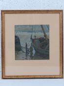 Albert Stafford, oil on canvas under gla