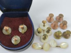 A leather shirt stud box 'A stud in the