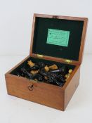 Jacques & Son Staunton 'Chess-Men' boxwood and ebony chess set,