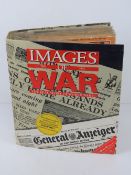 A quantity of Images of War magazines contained within album.