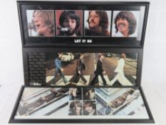 Three contemporary Beatles posters in fr