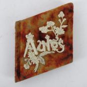 An early 20thC autograph album having a