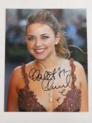 Charlotte Church autograph; a hand signe