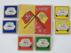 Manx Rally; a quantity of enamel marshal