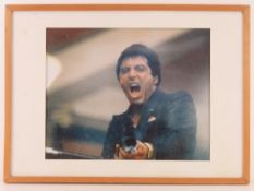 Scarface print, framed and mounted, over