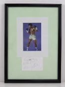 Autograph; hand signed slip 'To Mike All