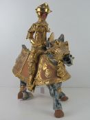 A handmade terracotta figure of a mediev