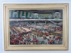 Oil on board, 'The Farmer's Own Christma