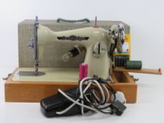 A Sovereign sewing machine.