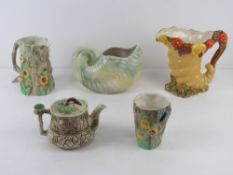 A quantity of early 20thC ceramics inc S
