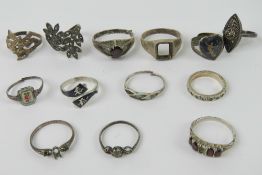 A quantity of assorted silver and white