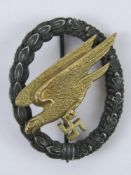 A Fallschirmjager award badge.