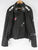 A replica WWII German SS Panzer tunic. Size XXXL.