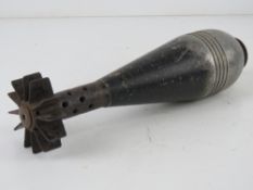 An inert WWII German 8cm practise mortar.