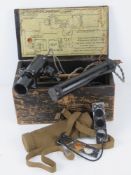 A boxed Admiralty Signalling Lantern.