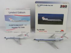 Two Russian 1;200 scale model aircraft i