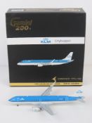 KLM Royal Dutch Airlines City Hopper Embraer ERJ-190 1;