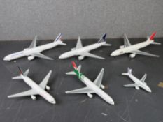 A quantity of scale model aircraft inc;