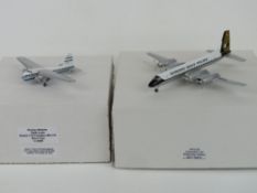 Two scale model aircraft by Skyline Mode