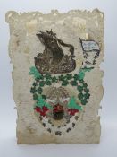 A decoupage Sweetheart or Valentines pap