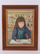 Brenda Brooks; Oil on paper 'First Day a