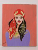 Frank Watkins; Acrylic on canvas 'Conchi