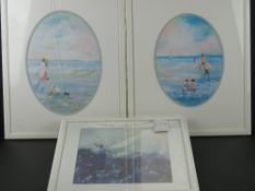 Brenda Brooks; Three signed prints in ma