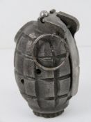 An inert No 36 grenade.