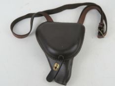A WWII Japanese Nambu pistol holster.