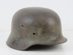 A reproduction WWII German M40 helmet shell.