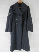 A British RAF Great Coat, Size 8.