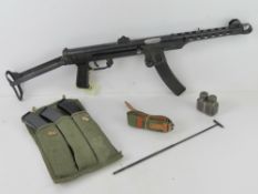 A deactivated (EU spec) PPS43 Sub Machine gun and accessories. With EU certificate.