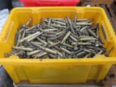 A quantity of inert assorted fired shell cases.