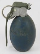 An inert L56A1 British practice grenade.