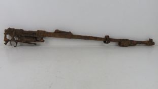 A German K98 in relic condition, recovered from the Kurland Pocket.