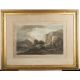 Paul Sandby RA (British,1731-1809) A capriccio landscape in North Wales with hilltop buildings to - Image 2 of 3