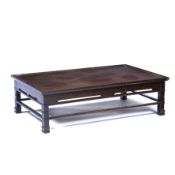 Low table Korean, with tray top, 92cm across x 56cm wide x 28cm high