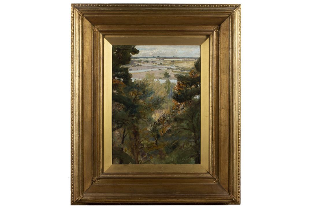 James Elder Christie (1847-1914) 'The winding Nairn' oil on canvas, signed lower right, 39cm x 29cm - Image 2 of 3
